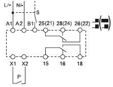 Схема таймера Finder c сигналом Start и функцией пауза